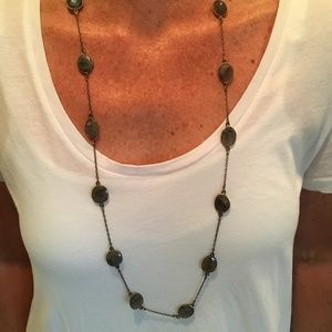 Erin Gallagher Labradorite Stone Necklace